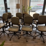 4x Set bureaustoelen Ahrend, grijs